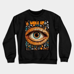 Wake Up Cosnpiracy theories Crewneck Sweatshirt